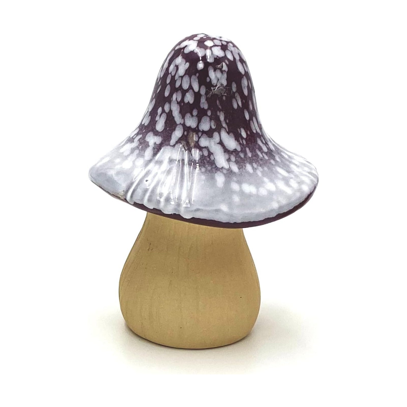 W133 Ceramic Enchanted Mushroom / Purple