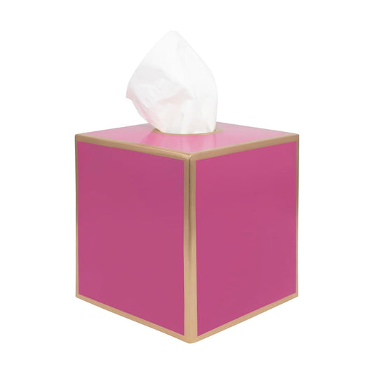 Jaye’s Studio Decorative Square Tissue Box Cover Tissue Holder / Pink