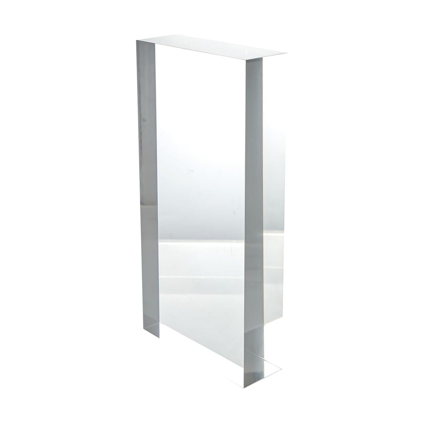 CiaoHER 2in Thickness Solid Acrylic Cube Display Block 2"x6"x12" | Clear Polished, Pedestal Stand Riser, Solid Base, 1