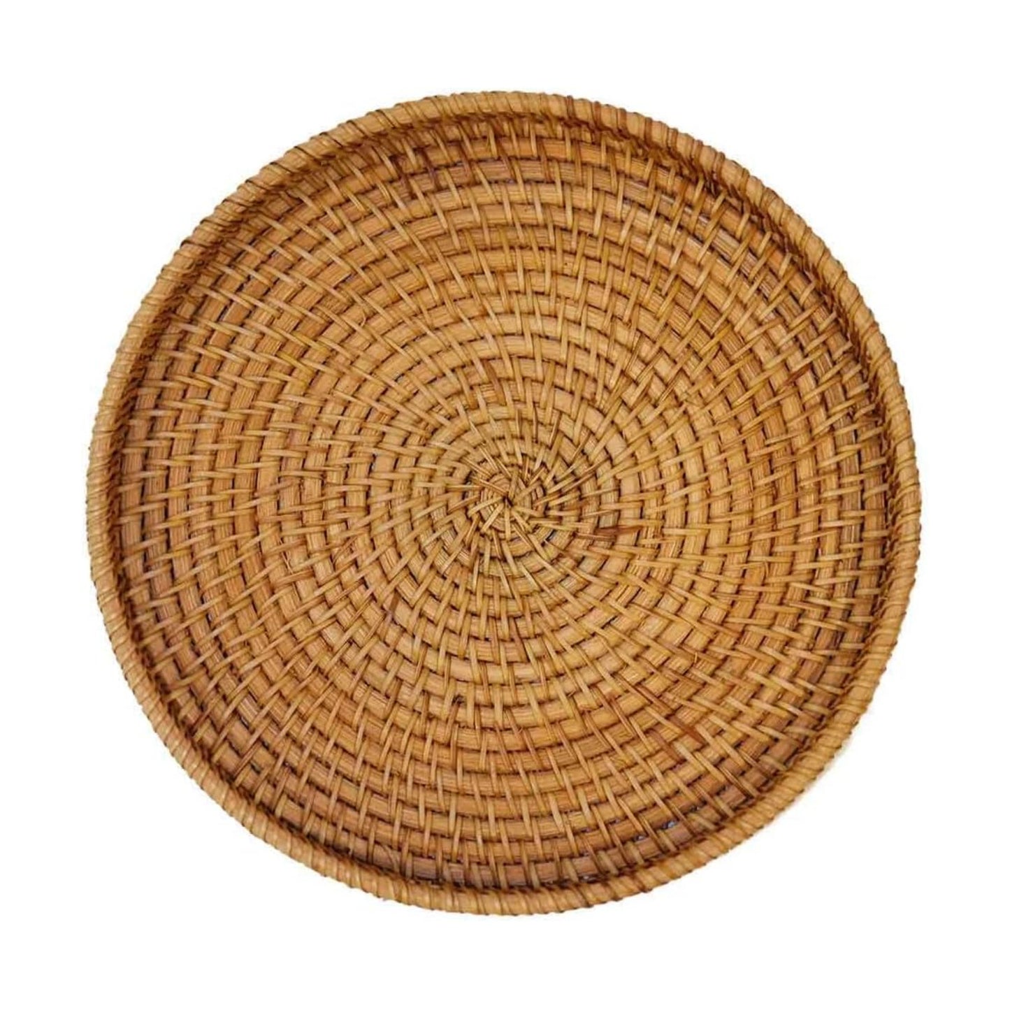 Hand Woven Rattan Serving Basket / 8.7 / 8.66 Inch