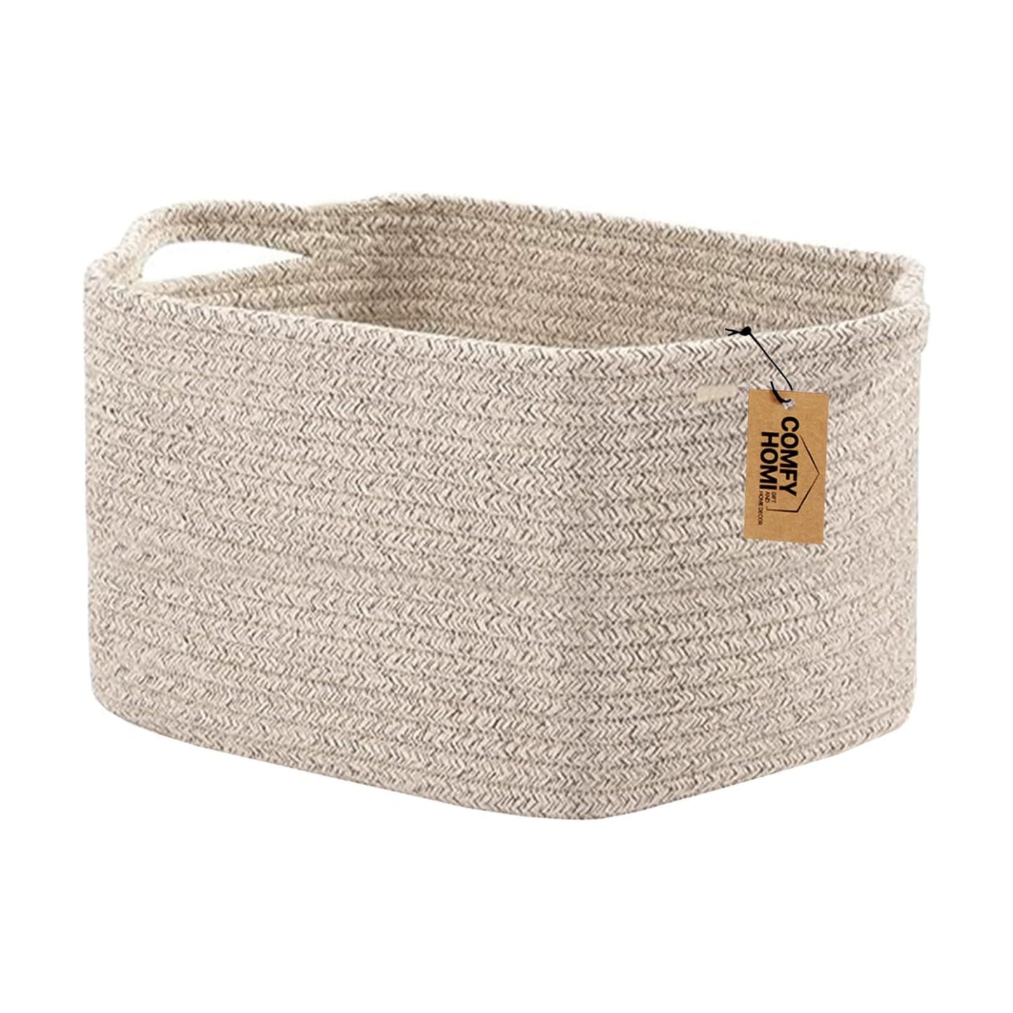 Woven Baskets for Storage / 13.5 x 11 x 9.5 / All Brown