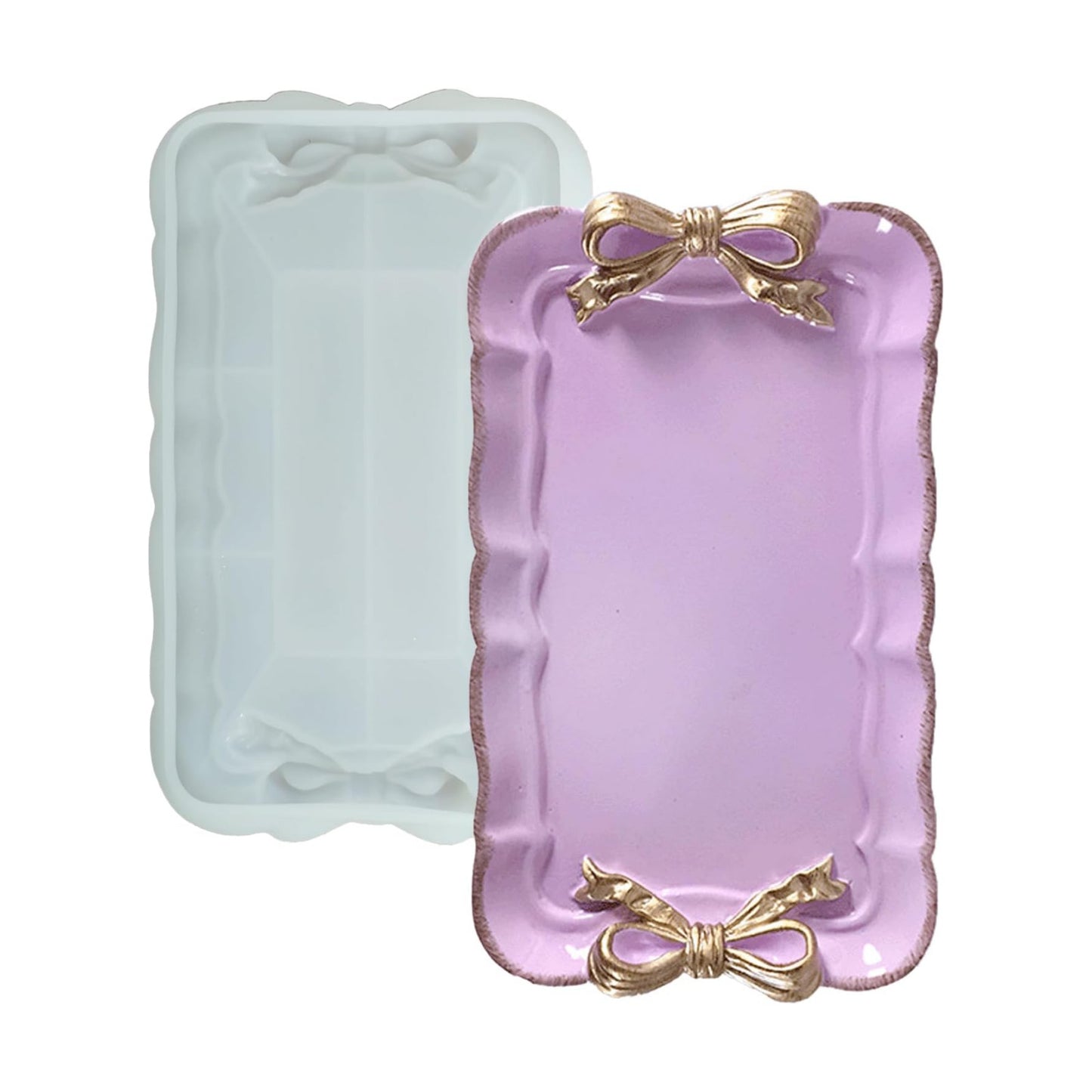 Tray Molds / Bow Silicone Tray Resin Mold