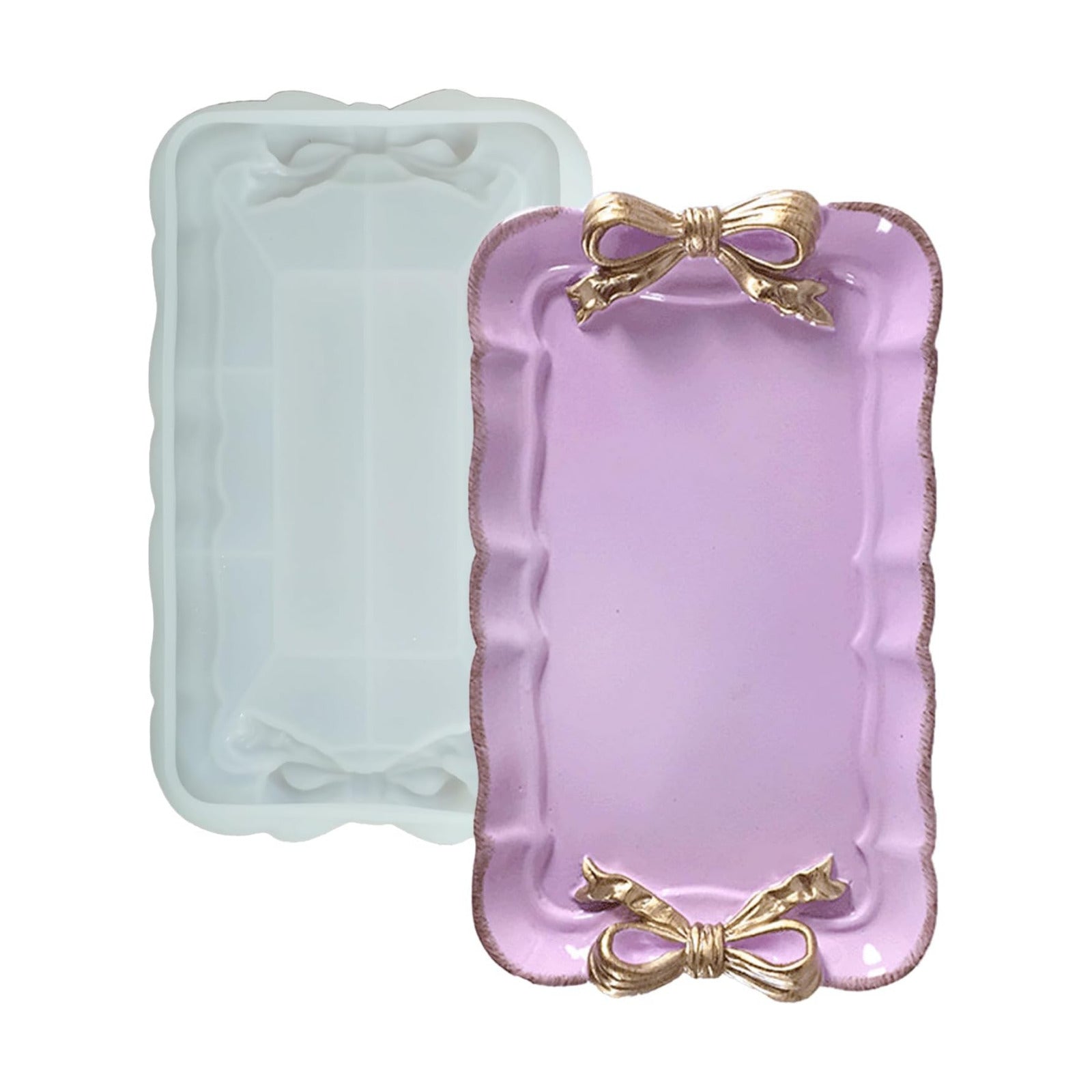 Tray Molds / Bow Silicone Tray Resin Mold