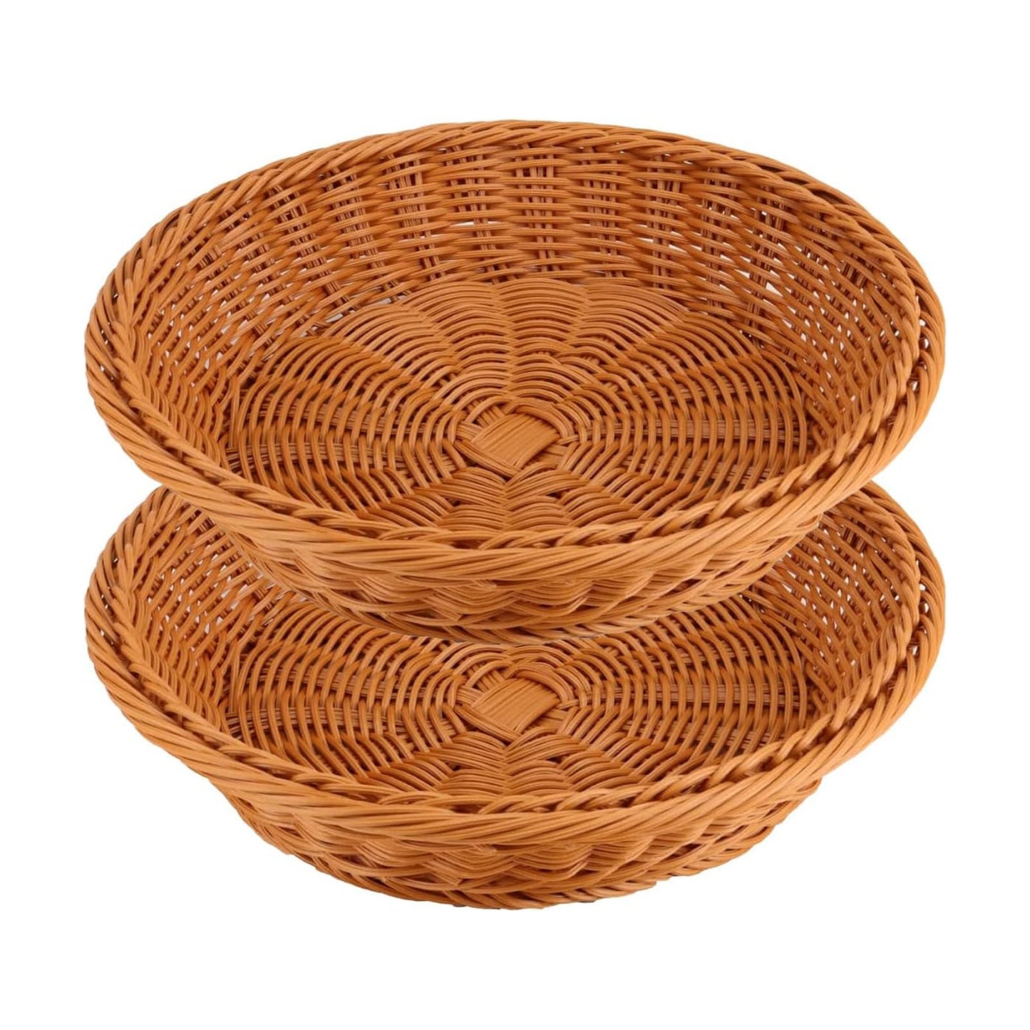 Woven Egg Baskets / Brown / Medium / Set of 2