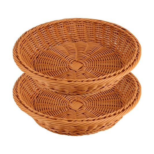 Woven Egg Baskets / Brown / Medium / Set of 2