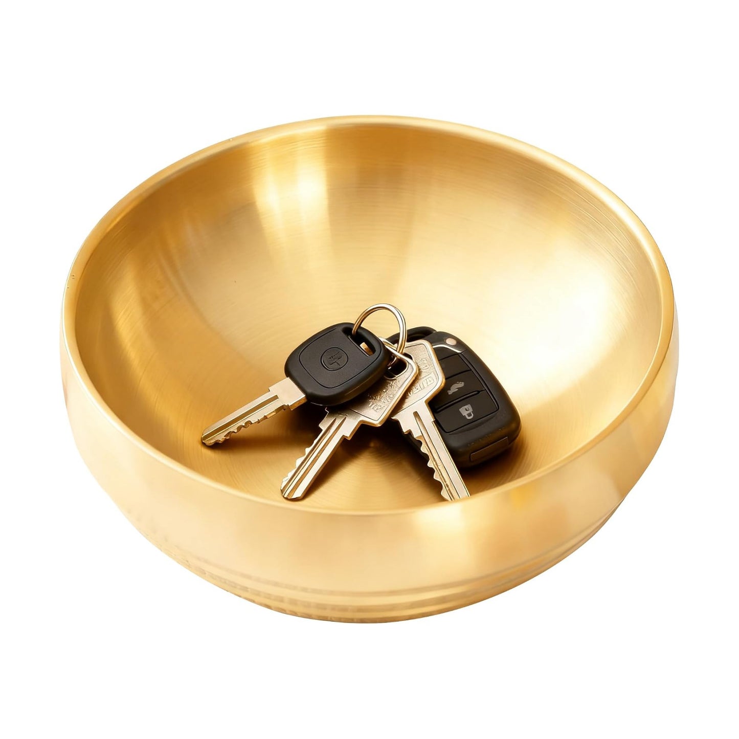 Decorative Bowls and Key Dish Holder / 8.26" Gold