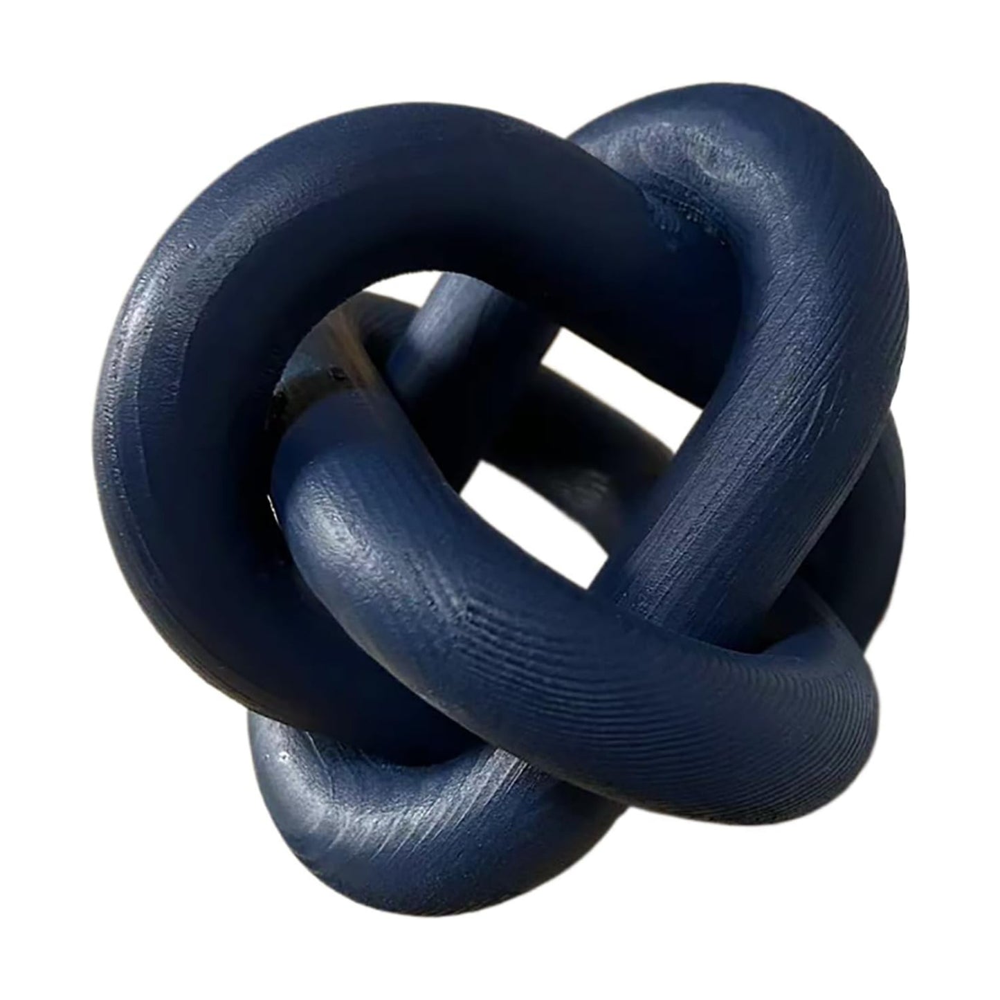 Wood Knot Decor / Navy Blue