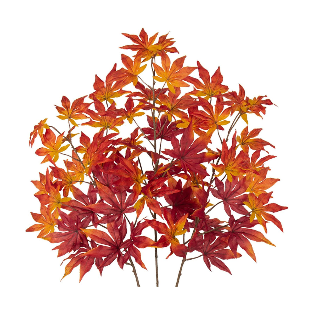 DILATATA 30 inch Artificial Maple Leaves Fake Maple Leaf Faux Fall Stem for Vase Fall Branchesfor Home Floral Arrangement Autumn Festival Thanksgiving Fall Decor