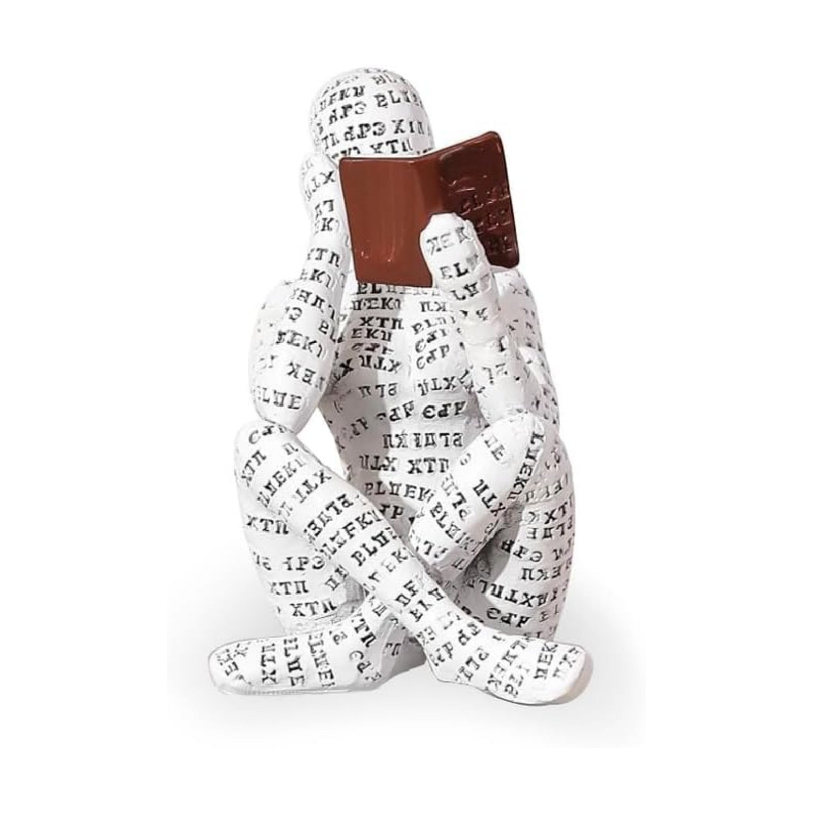 Modern Reading Woman Figurine / B