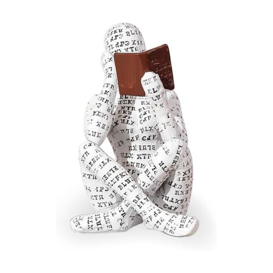 Modern Reading Woman Figurine / B