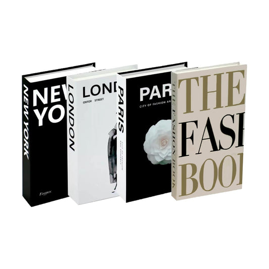 Decorative Books / forCoffee Table Books Decor / Set of 4