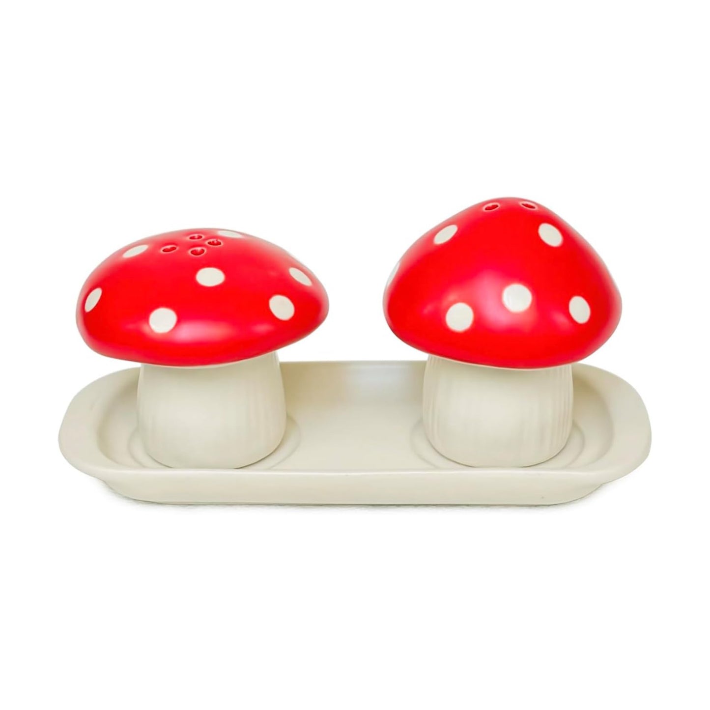 Tray / Mushroom Salt and Pepper Shakers Salt and Pepper Shakers / Mushroom 3 / Small