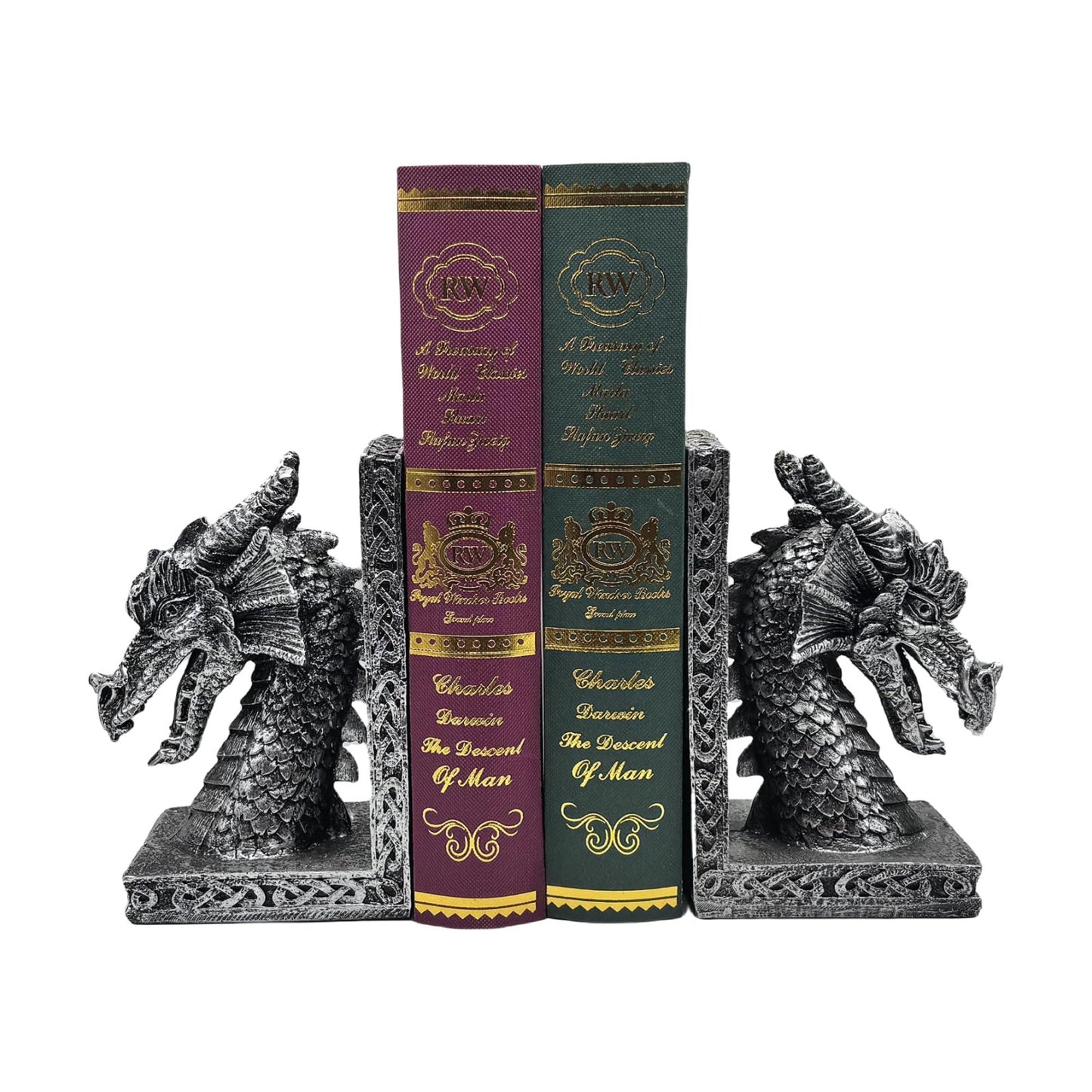 Book Ends / Decorative Bookend / Dragon