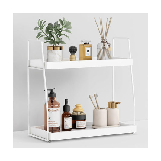 Small Counter Top Organizer / White-white