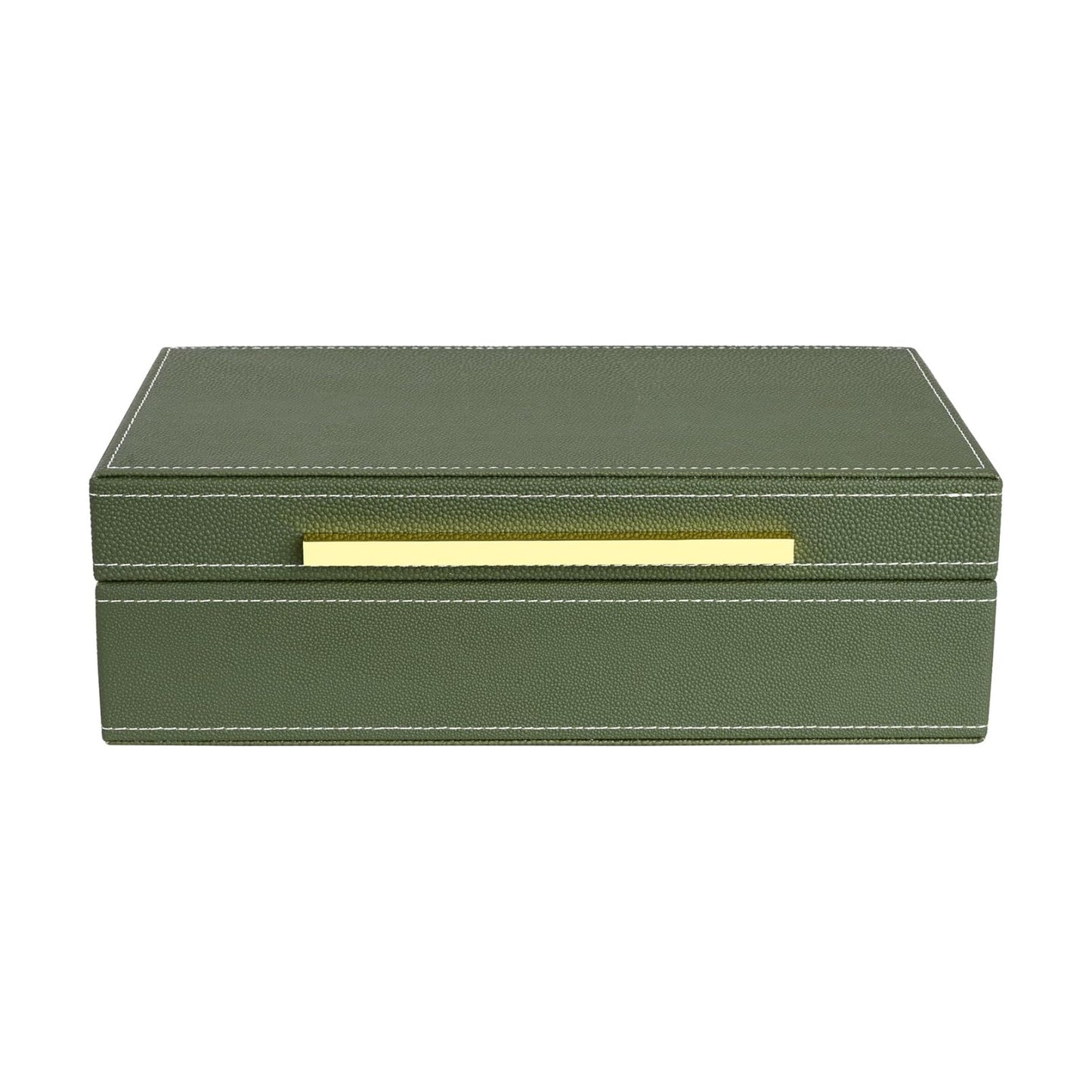 Keepsake And Memory Storage Decorative Boxes / 11 In / Green