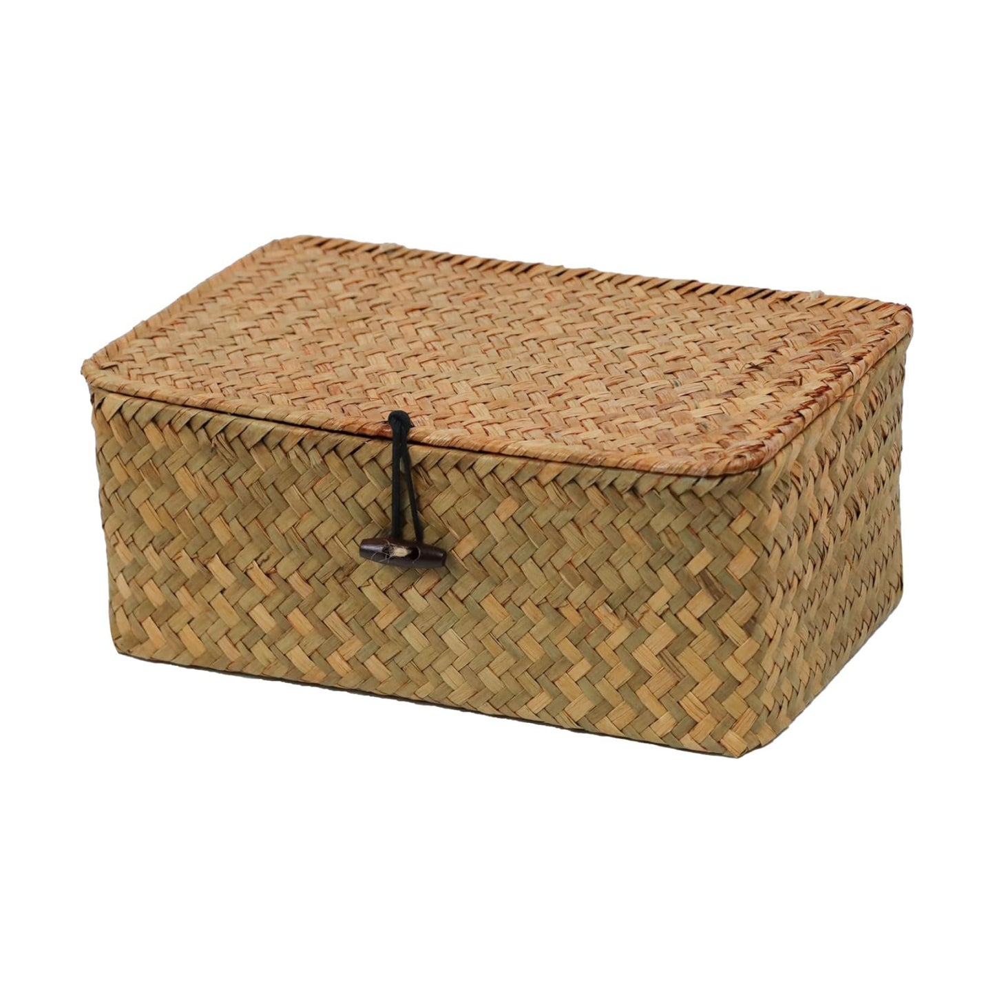 Wicker Basket / Woven Basket for Storage / Natural / 10.23 x 6.3 x 4.13