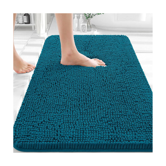 OLANLY Bathroom Rugs 30x20, Extra Soft Absorbent Chenille Bath Rugs