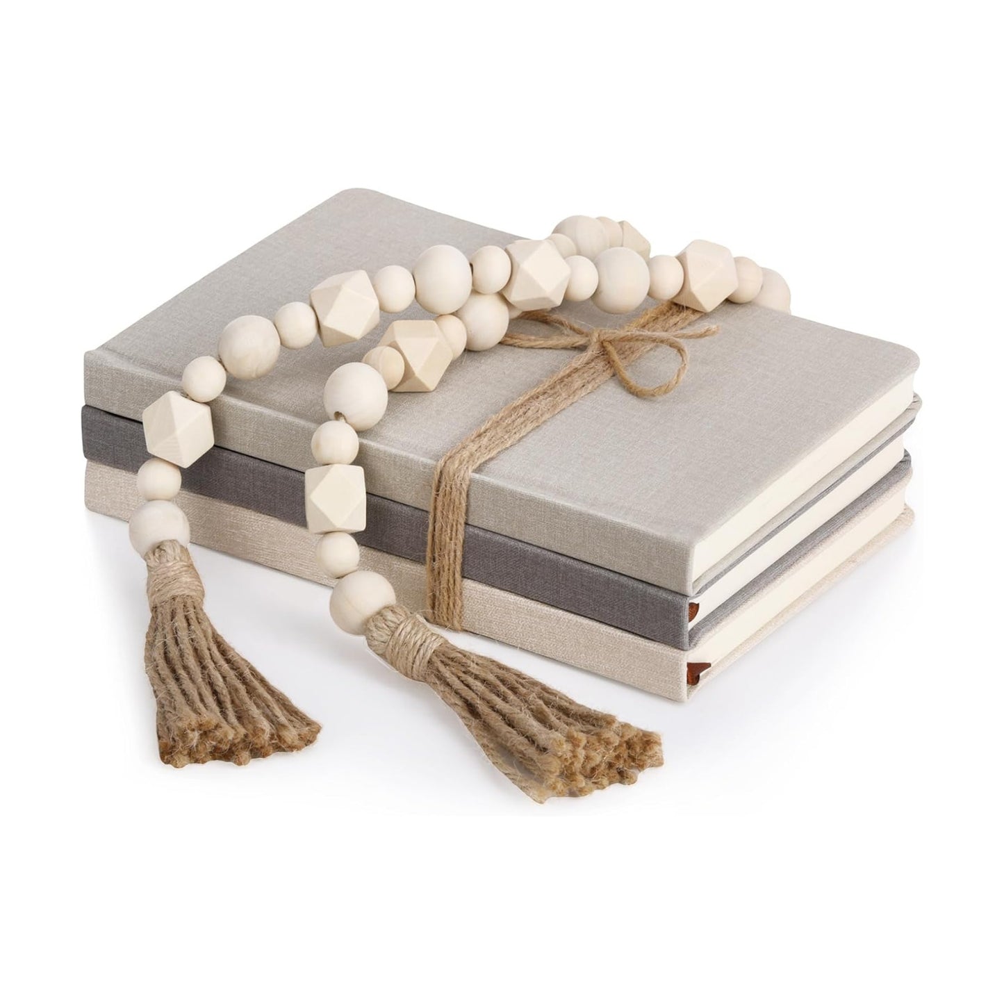 Faux Decorative Books Set / Classical Grey / 8.5 x 5.7 / Set of 3