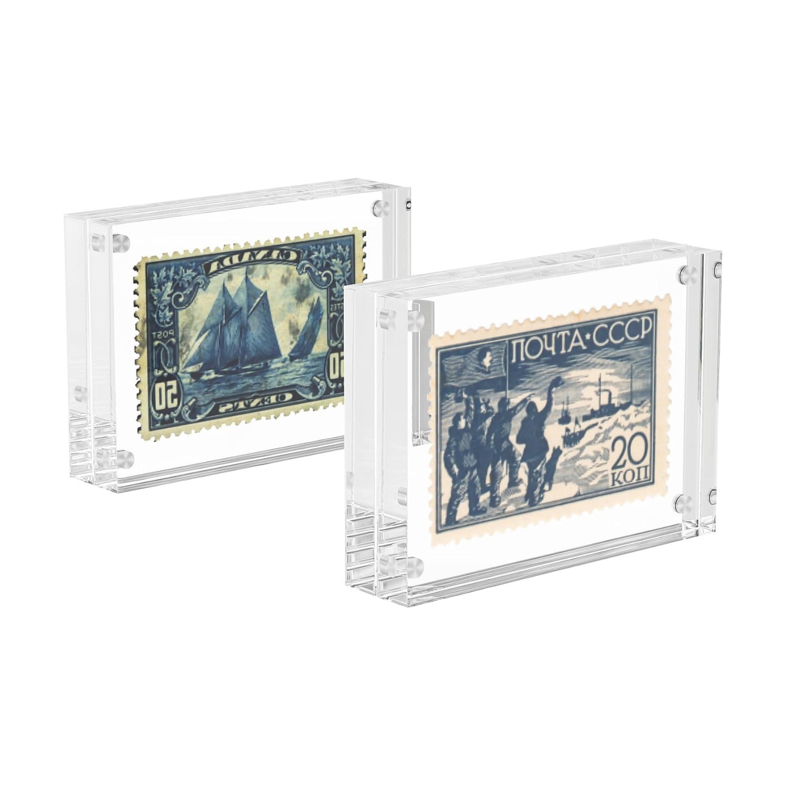 Acrylic Picture Frame / 2.5 x 3.5 / Clear / Set of 2