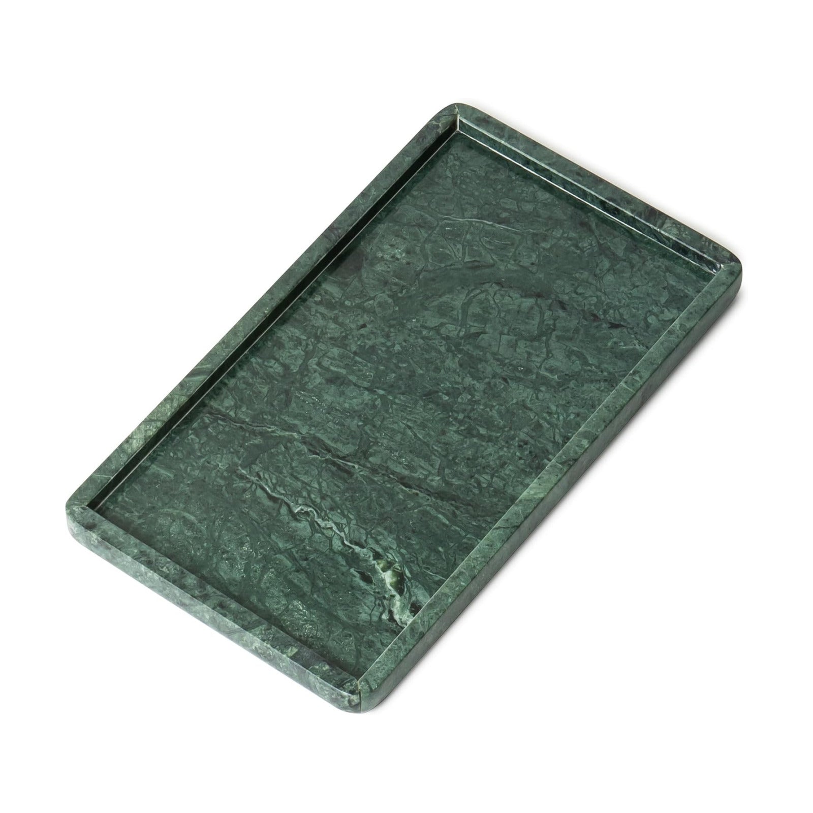 Marble Tray / ½" Large Vanity Tray / Green / 13 x 7.5 x 0.8