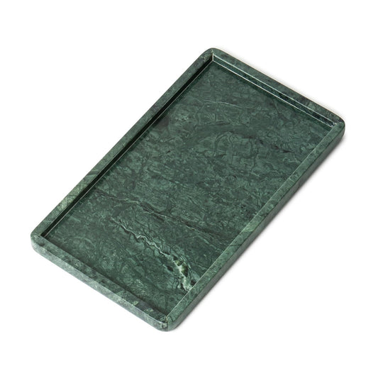 Marble Tray / ½" Large Vanity Tray / Green / 13 x 7.5 x 0.8