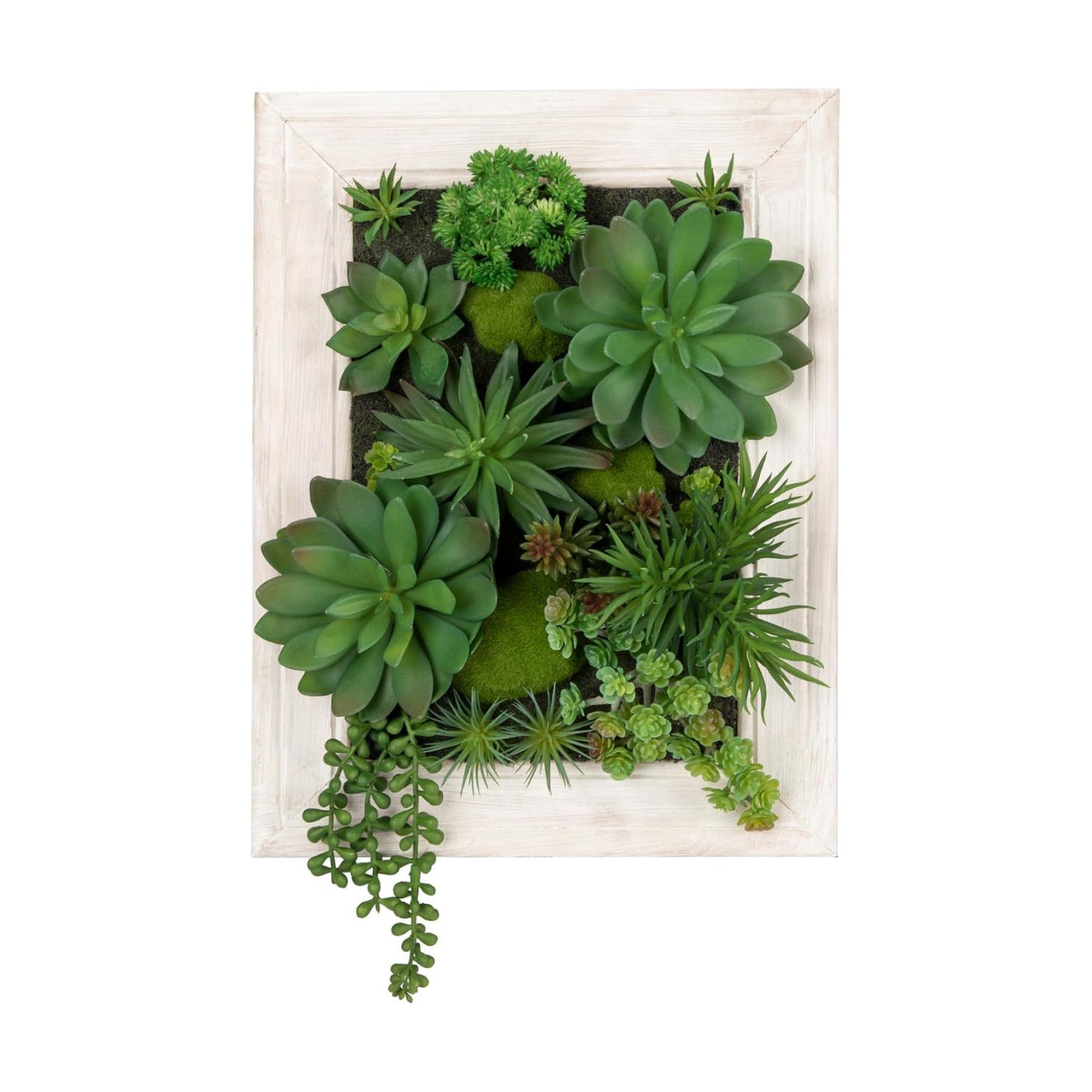 Wooden Planter Fake Hanging / Style 2 / White