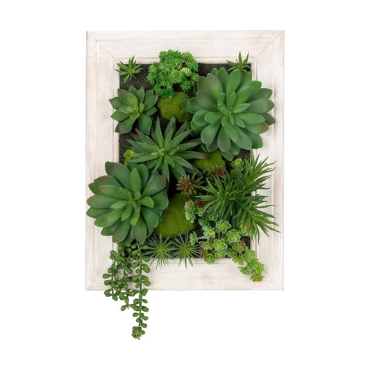 Wooden Planter Fake Hanging / Style 2 / White