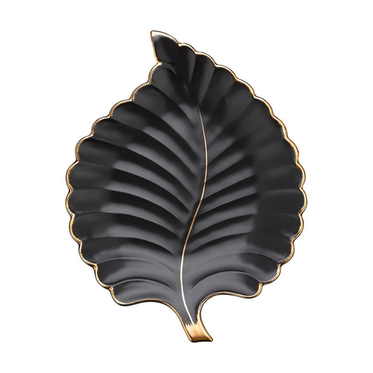 Ceramic Bowl Decorative / Black