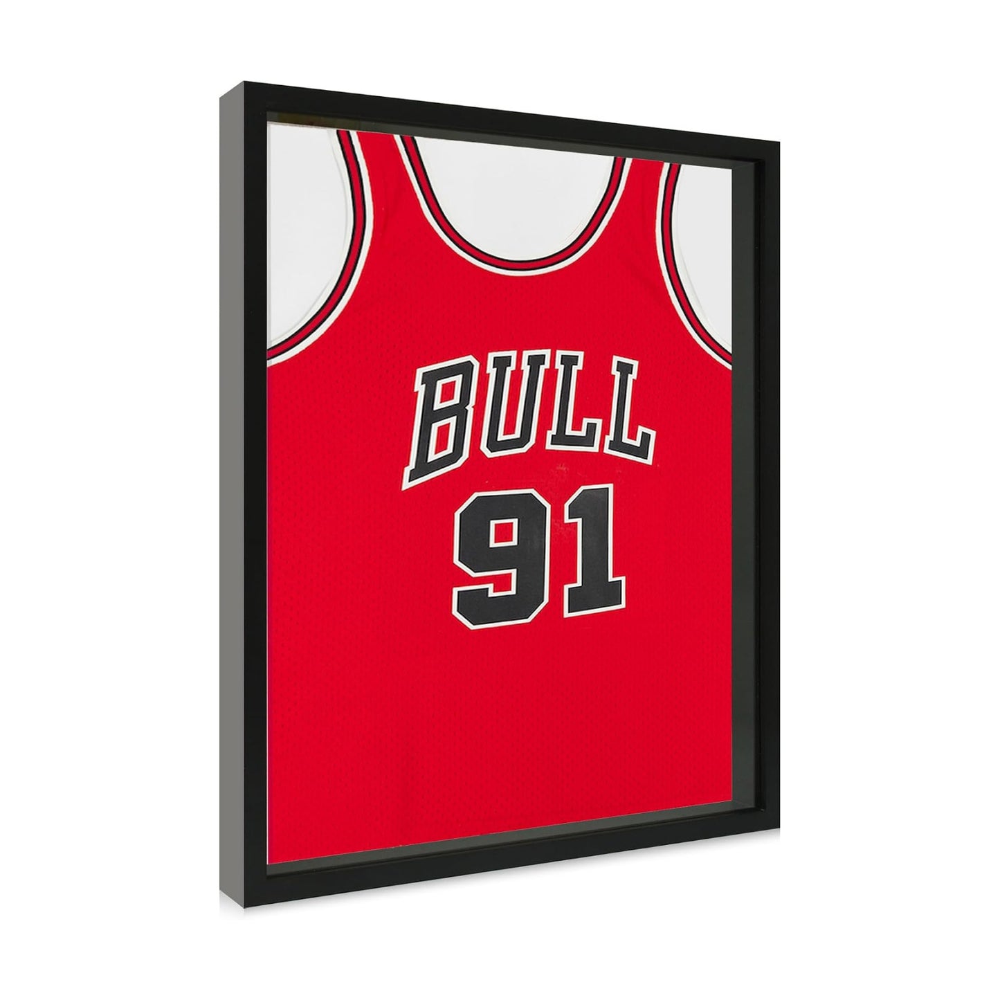 16x20 Large Shadow Box Picture Frame with Soft Linen Back, Black Wooden Youth Kids Jersey Frame Display Case with