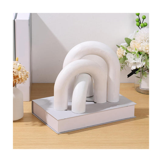 Wood Arch Decor Set / White / Set of 3