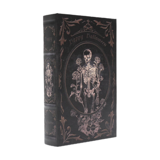 Halloween Decoration Faux Book / Skeleton