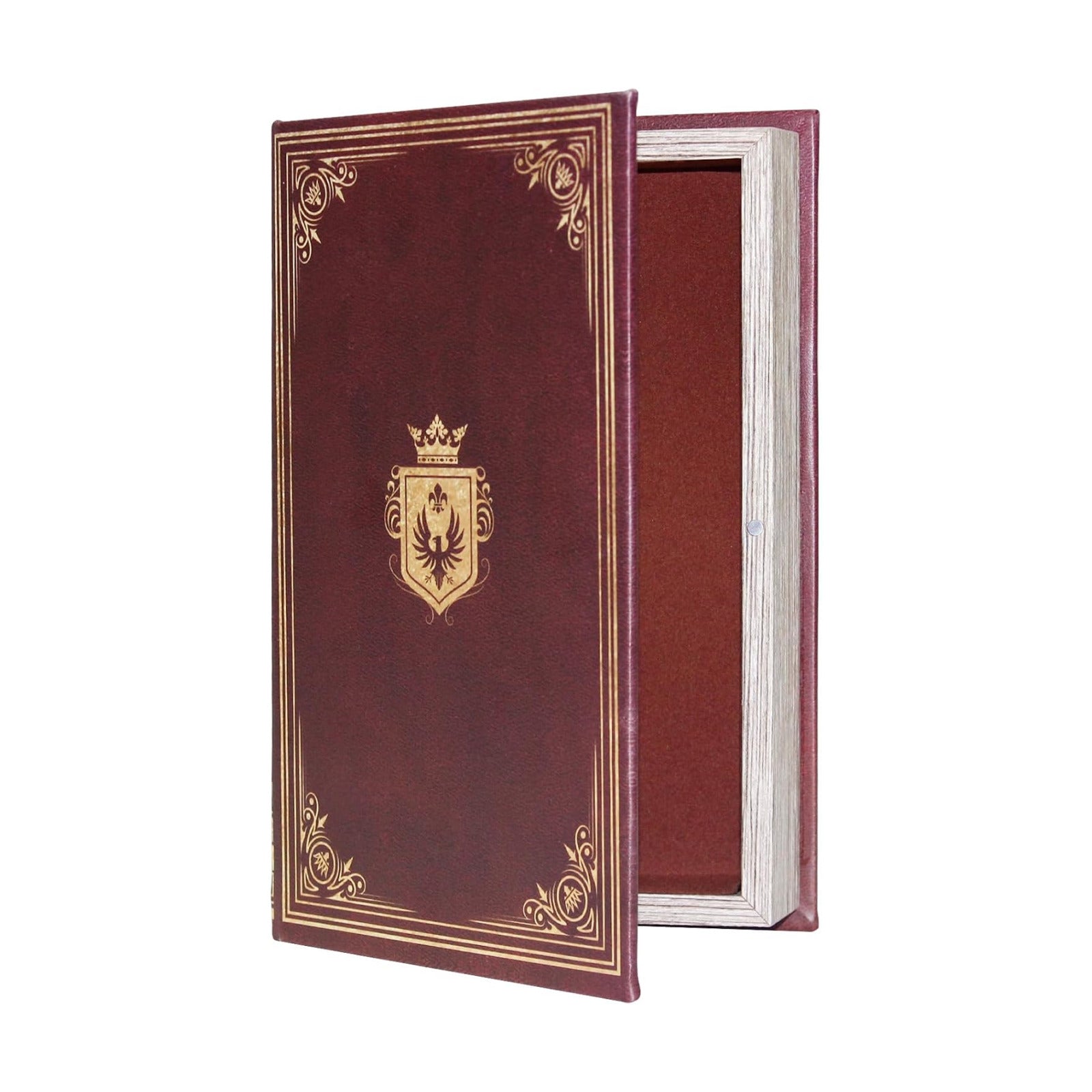 Vintage Book Safe / Wine Red