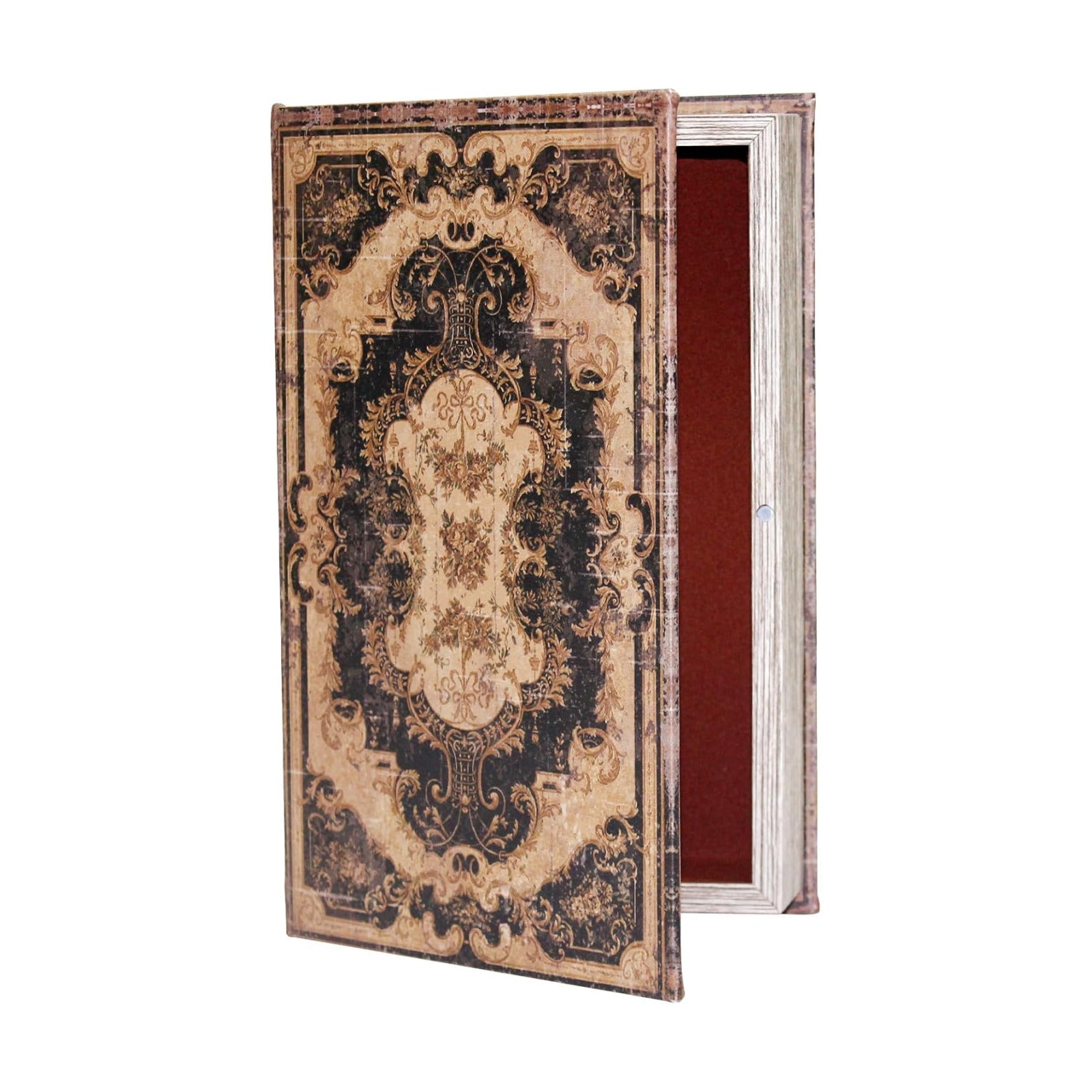 Vintage Faux Wood Book Box / Vintage Pattern