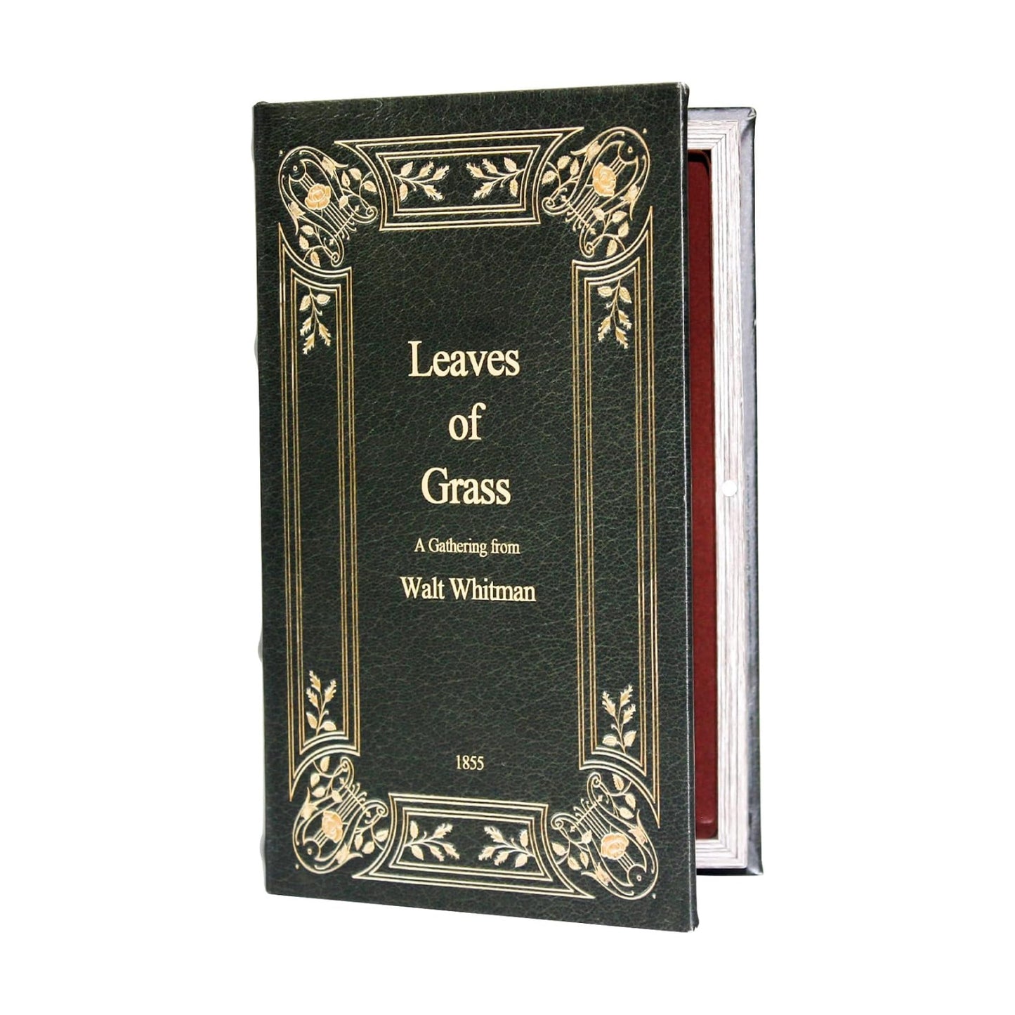 Fake Book Box Decorative Storage Box Faux Wood / Literary Works - Green