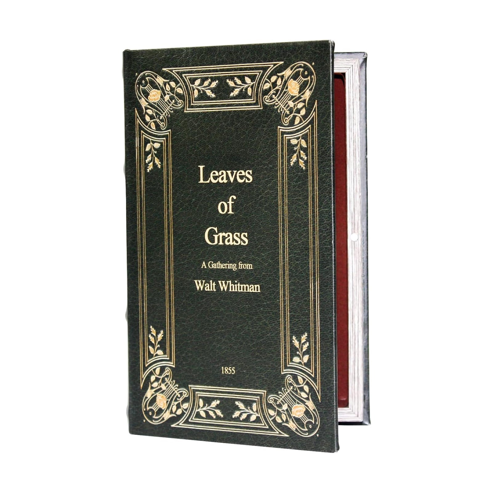 Fake Book Box Decorative Storage Box Faux Wood / Literary Works - Green