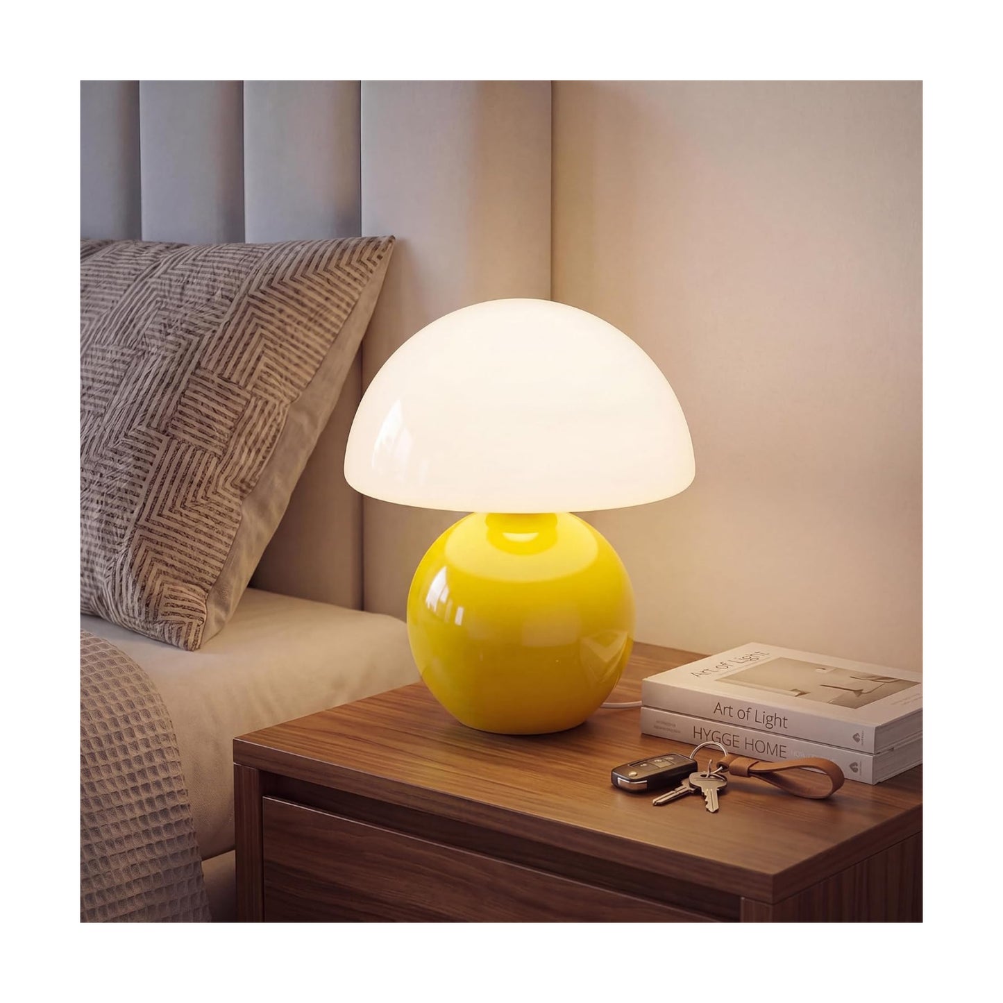 Mushroom Lamp Desk Lamp / Yellow