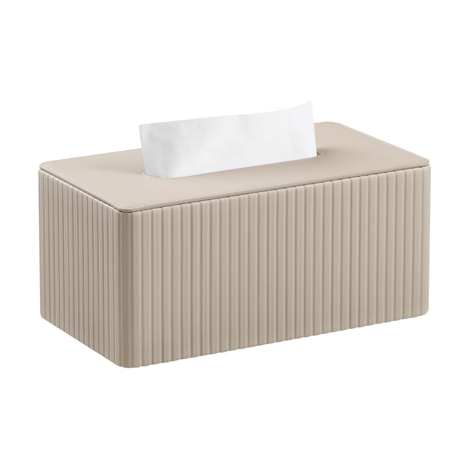 Rectangle Tissue Box Holder / Beige