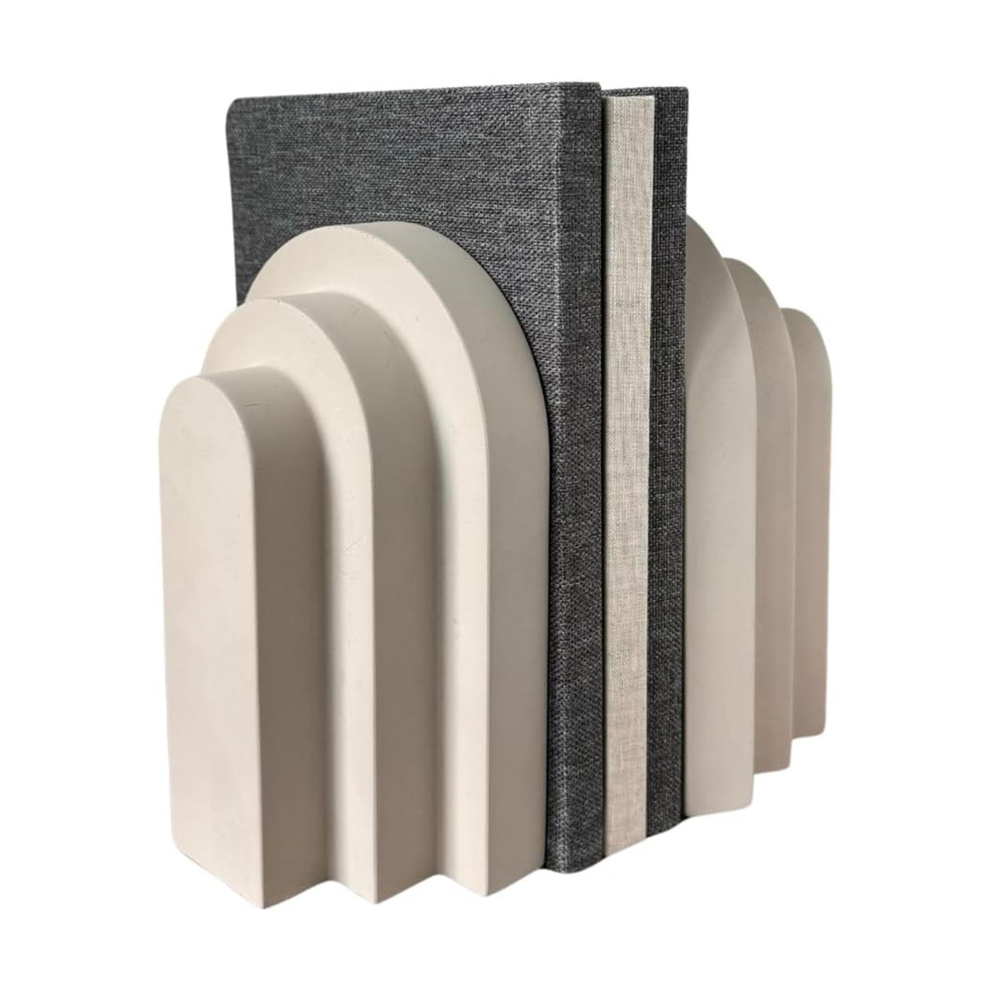 Book Ends / Concrete Heavy Book Ends Decorative
