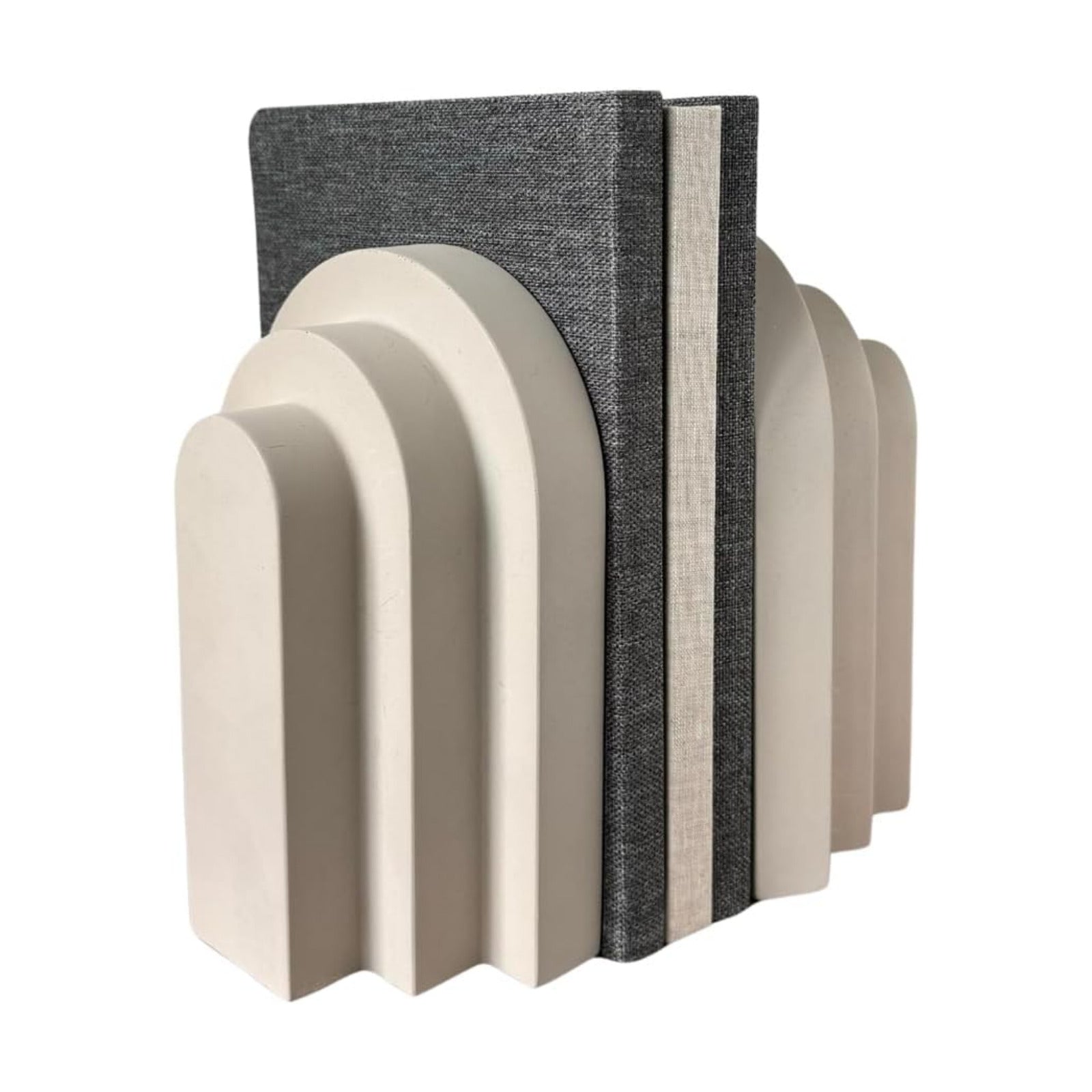 Book Ends / Concrete Heavy Book Ends Decorative
