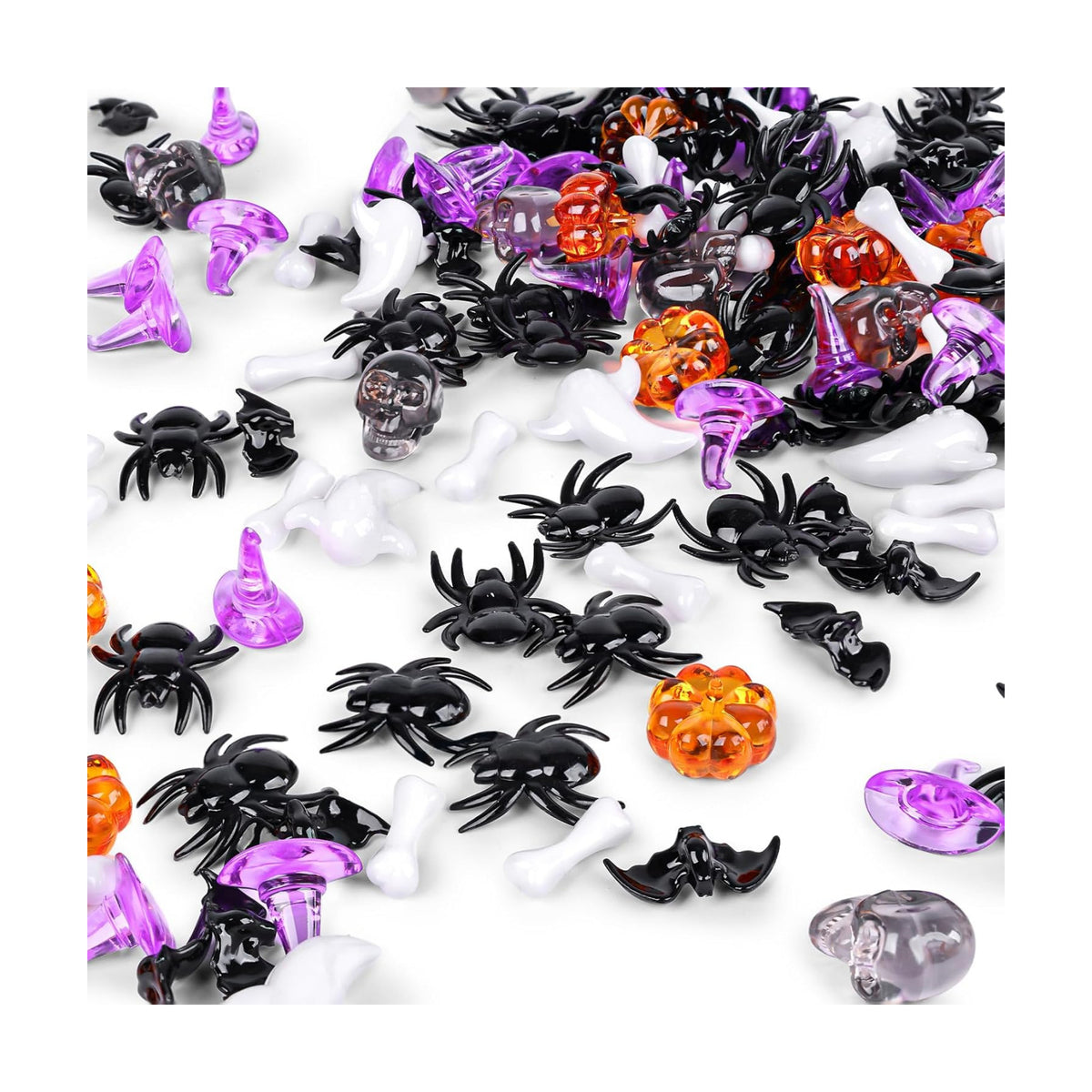 FUTUREPLUSX 180-200 PCS Halloween Vase Filler, Halloween Sensory Bin Filler