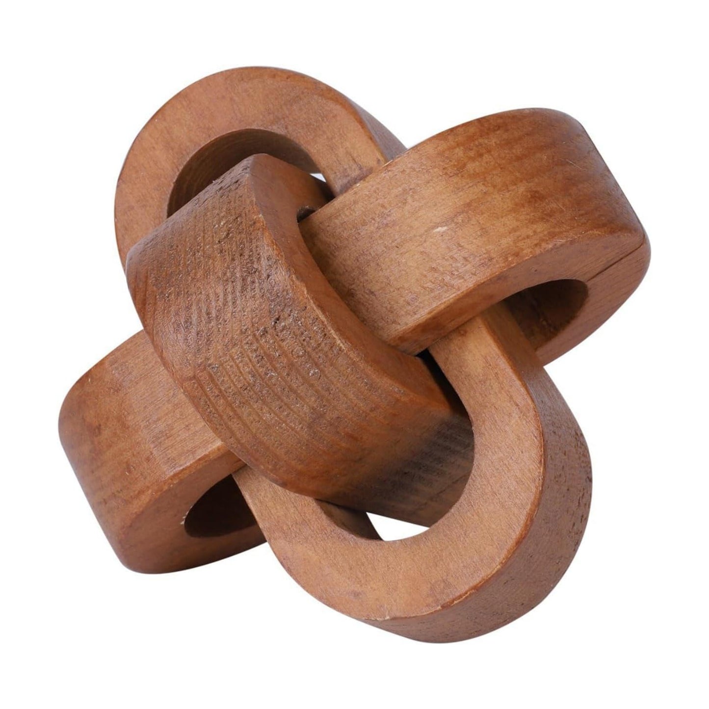 Wood Knot Decor Table Decor Shelf Decor Table Books Hand Carved Home Decoration / Coffee / 4.3 Inch