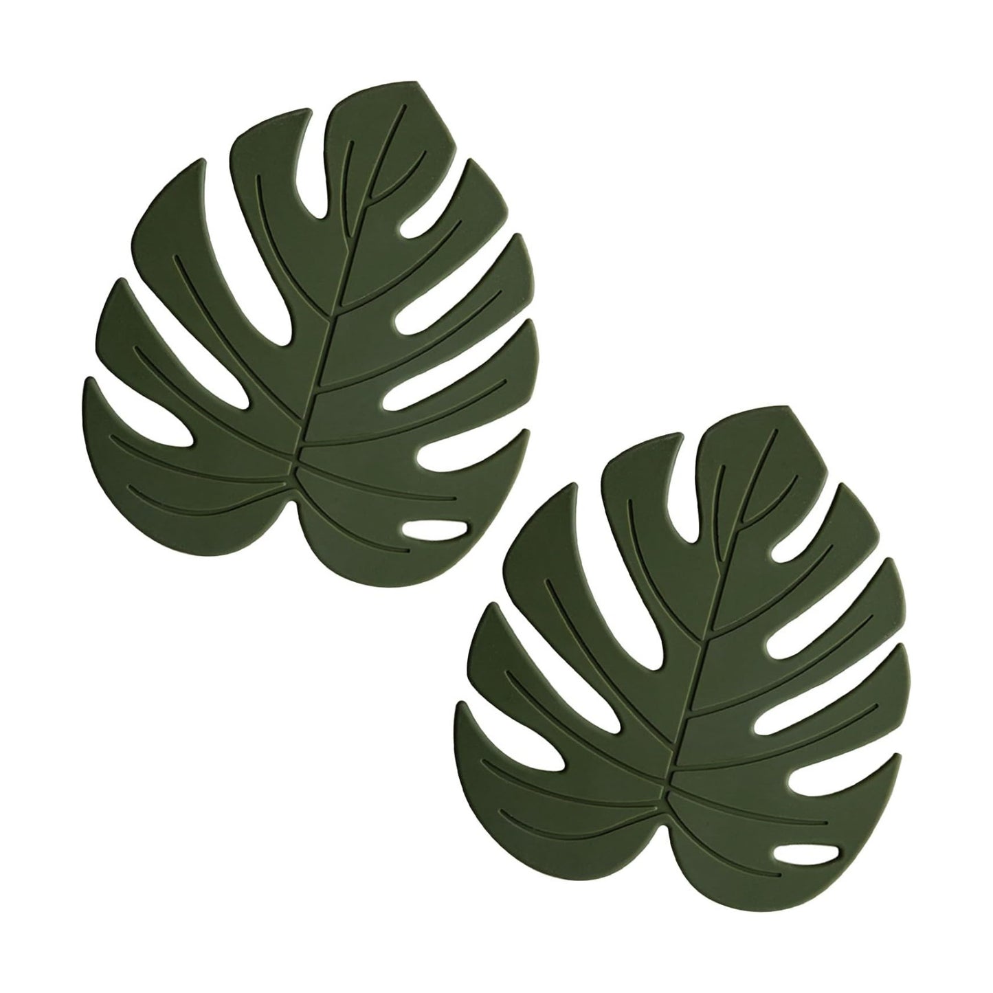 Monstera Pot Holders for Hot Pots and Pans / Large / Set of 2