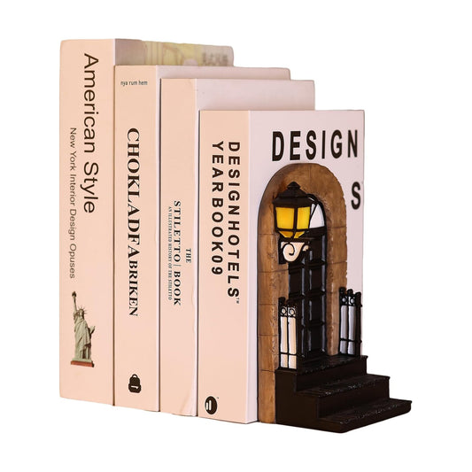 Rustic Book / Vintage Decorative Book Ends / A