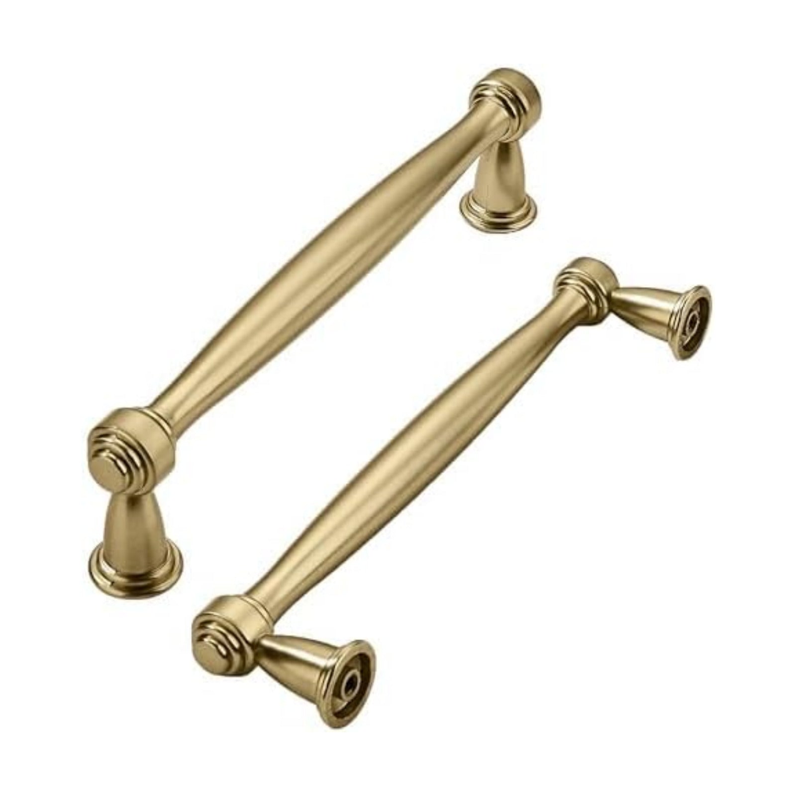 Cabinet Pulls Champagne Brass Kitchen / 5 Inch Hole Center / Champagne Bronze / 5 Inch / Set of 2