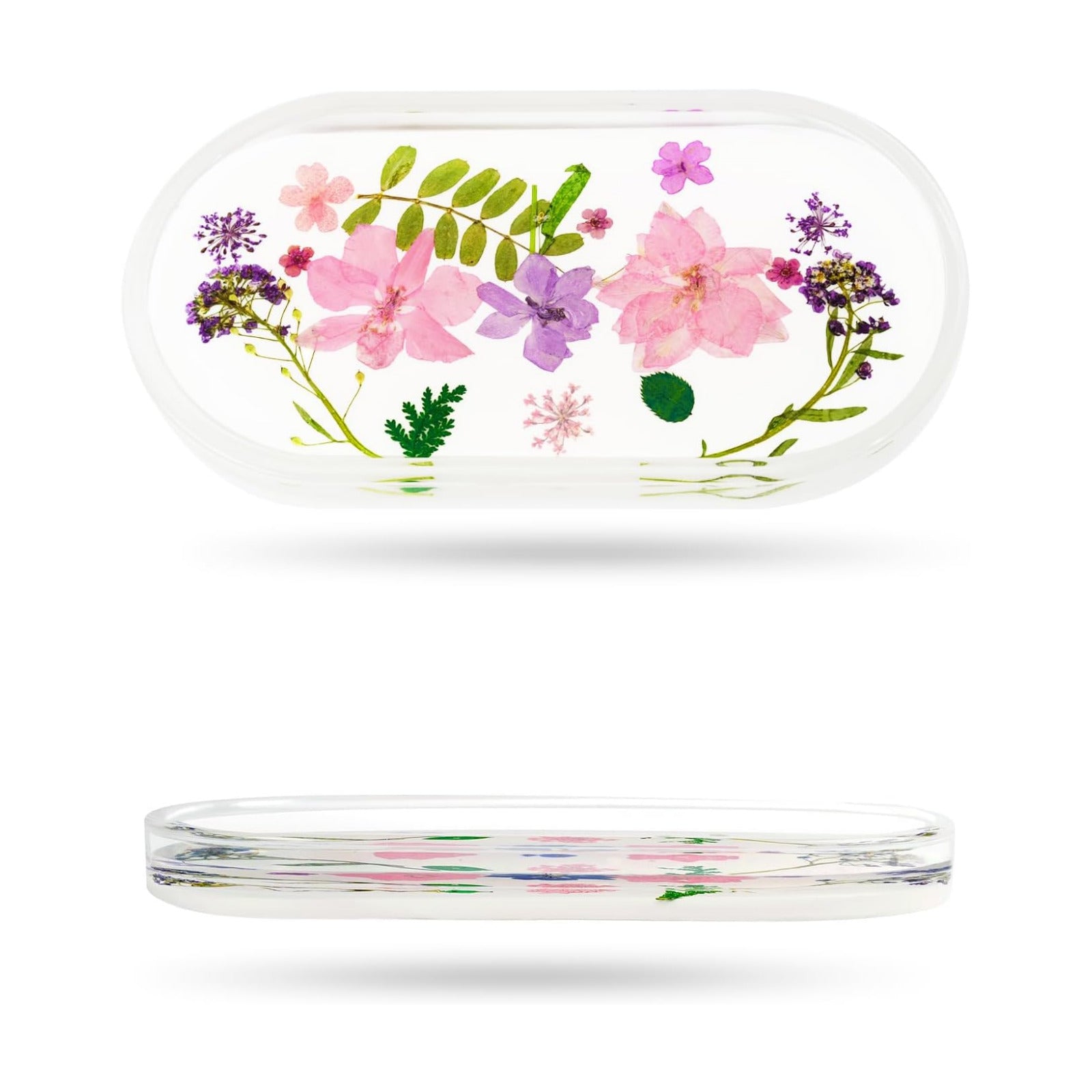 Jewelry Ring Trinket Dish ：Gift for Bride Wedding Engagement Mother Best Friend / White