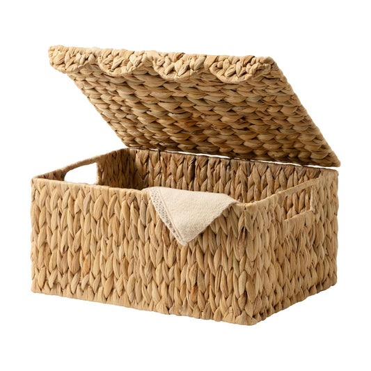 Wicker Basket / Water Hyacinth Basket / Natural
