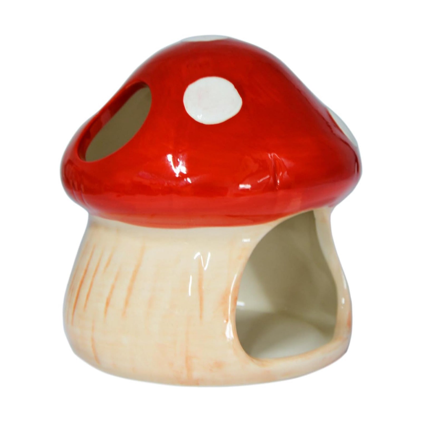 Ceramic Fish Tank Decor / Red