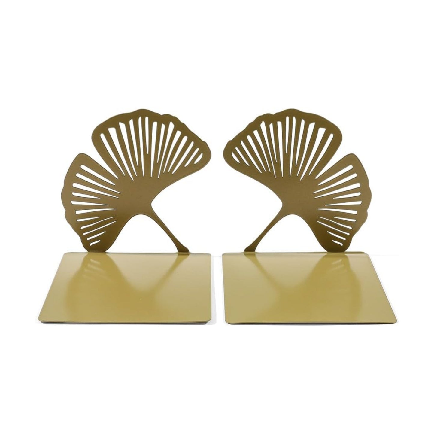 Ginkgo Leaf Metal Bookend / Big Ginkgo Leaf