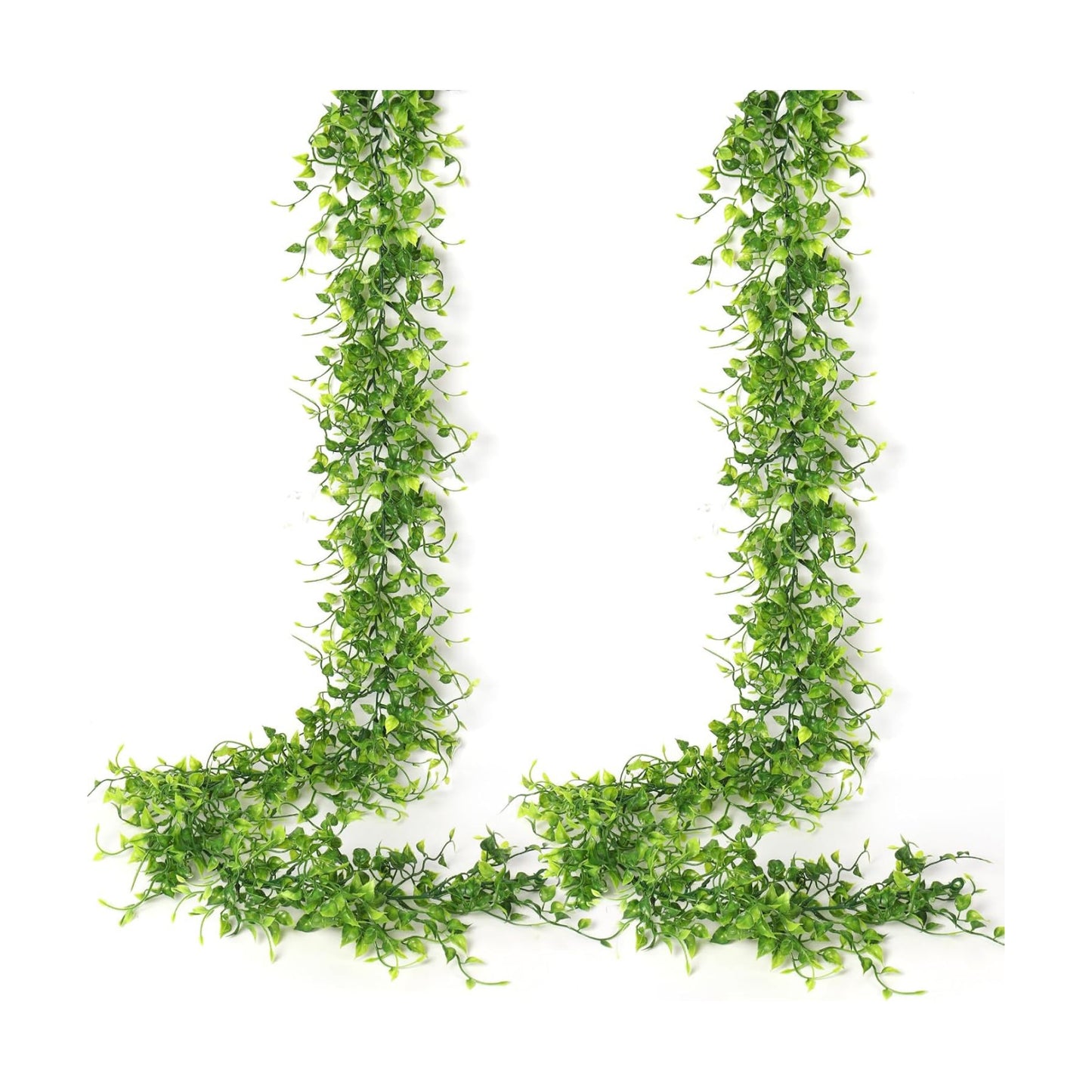 Artificial Vines Ivy Garland / Green / 6 Inch / Set of 2