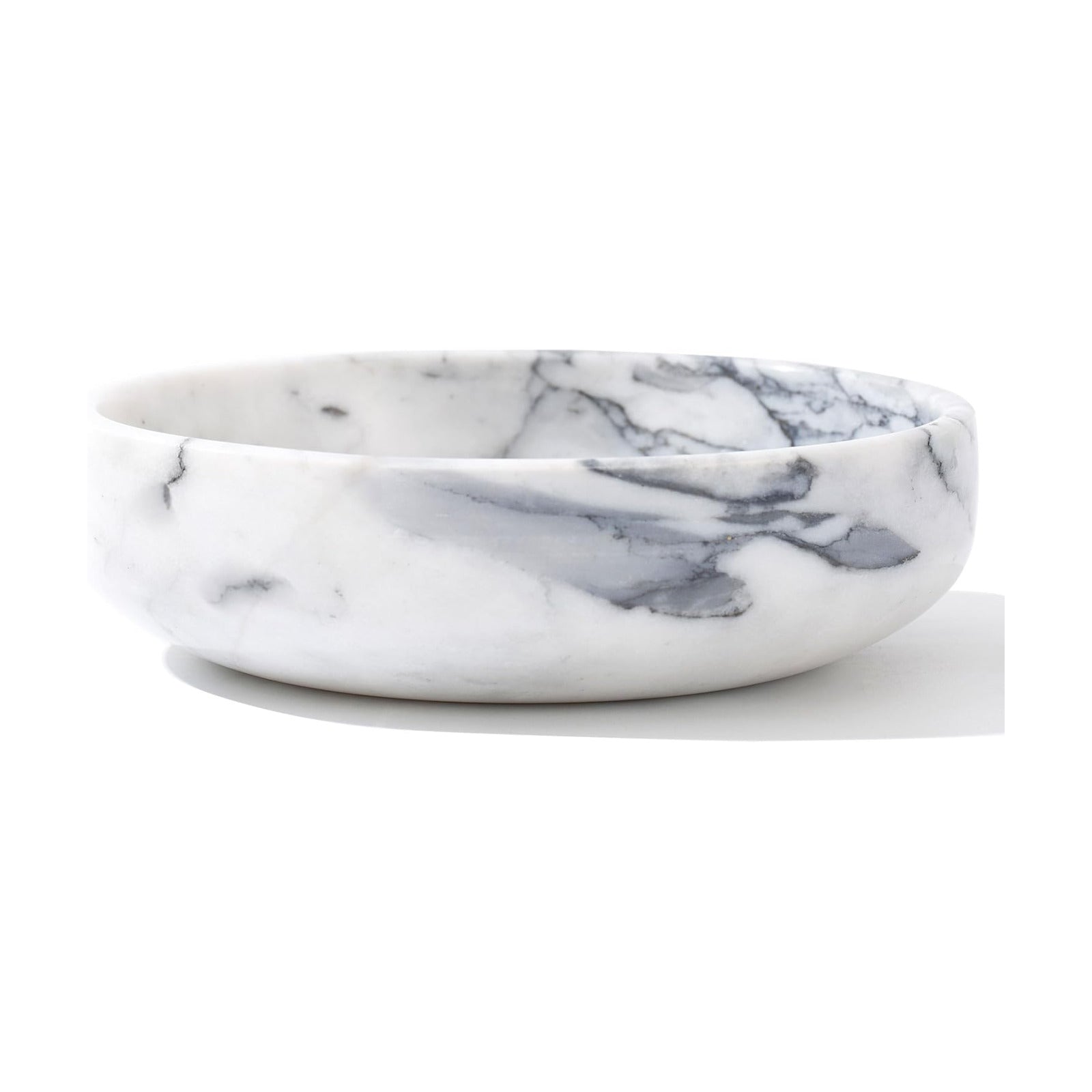6.7" Decorative Bowl / White&grey